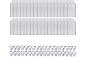 Lyreh 36pcs Replacement Blades for Segway Navimow i105N/i108N/i110N/ H500N/H800N/H1500N/H3000N Robotic Lawn Mower, Stainless Steel Garden Lawn Mower Replacement Blades with Screws