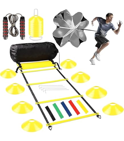 Paracadute Allenamento Velocità - Con Cinghia Regolabile, Per Bambini E Sportivi, Resistenza