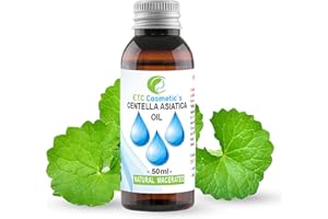 ‎ETC COSMETIC`S Centella Asiatica-Öl 50 ml - Auch als Gotu-Kola-Öl bekannt. Wirkt als Anti-Aging, Tonisierungs, Straffungs-, Konditionierungs- und Wiederherstellungsmittel