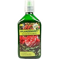 PFLANZENARZT® Rosenzauber, Organischer PK-Flüssigdünger/Blattdünger für Rosen, 350ml