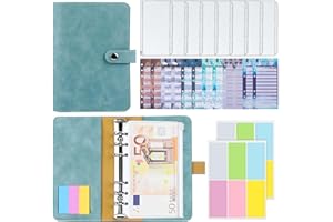 TOUVE A6 Classeur Budget Planner Francais, Classeur Organisateur Enveloppe, Classeurs à anneaux Set, pour Économiser de l'argent