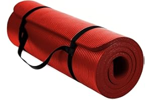 TechFit Fitness Tappetino Yoga Professionale - Ideale per Palestra in Casa, Esercizi del Pavimento, Campeggio, Stretching, Pilates 10 e 15 mm