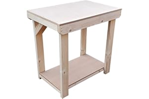 ARBOR GARDEN SOLUTIONS Wooden 18mm MDF WorkBench - 3FT to 6FT - Work Table Hand Made Strong Heavy Duty - Made From Construction Grade Timber (4ft)
