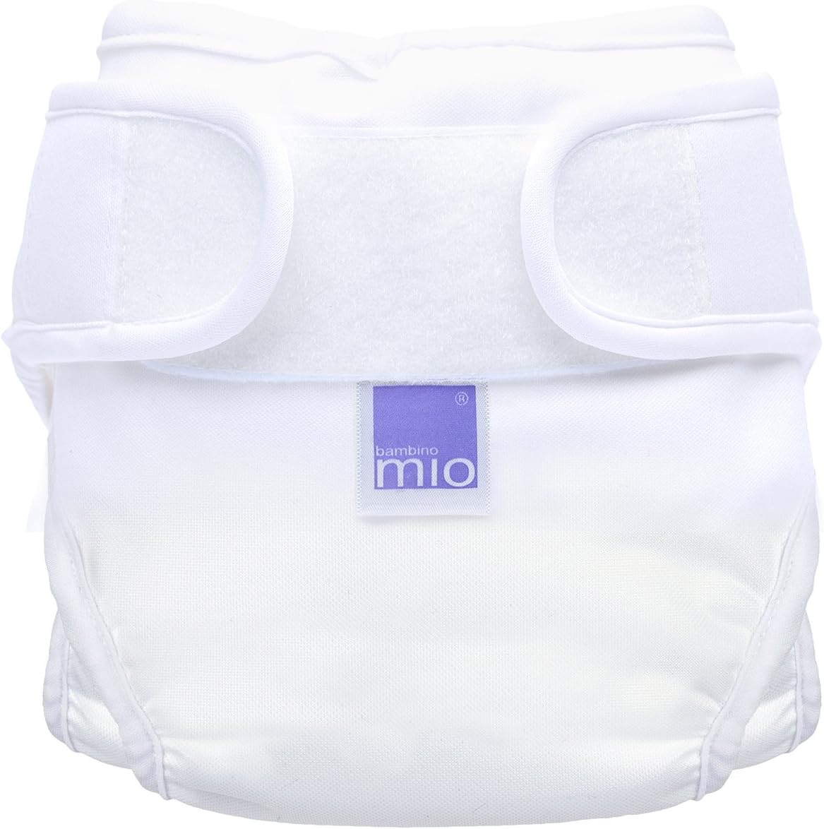 Bambino Mio, mioduo cobertor de pañal reutilizable, blanco, talla 1 (<9 kg)