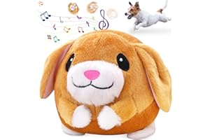 YISKY Juguete Peluche para Mascotas en Movimiento Activo, 17 cm Juguete de Peluche Activo para Mascotas, Juguetes interactivos Perros en Movimiento, Juguetes De Cerdo Parlante para Perros Gatos (A)