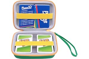 XANAD Tragetasche für 2700+ Tasche Sammelkarten, passend für UNO, SKYJO, Pokemon, Phase 10 Junior, Cards Against Humanity Das lustige Kartenspiel