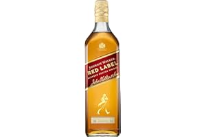Johnnie Walker Red label whisky escocés blended, 1 l