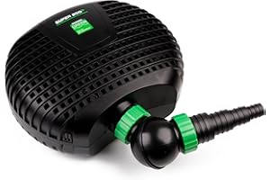 Wagner Green SuperECO 5000 Pond Pump 5,000 Litres per Hour 22 Watt, Energy-Saving Filter Pump, Stream Pump, Circulation Pump, Garden Pond Pump for Koi Pond
