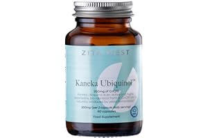 Zita West Kaneka Ubiquinol 200mg (from 2 Capsules) - Premium CoQ10 Supplement for Fertility, Energy & Overall Health - 60 Capsules (1 Month Supply)