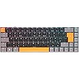CHERRY MX-LP 2.1 Compact Wireless, Clavier de Gaming Sans Fil 68 Touches, Disposition Française (AZERTY) Switches Mécaniques 