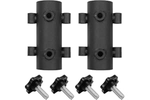 ZONADAH Pack of 2 Camping Tent Rod Holder Beach Umbrella Holder Base Portable Tent Fixed Tube Tarp Poles Stand Awning Accessories for Outdoor Camping Hiking Picnic BBQ