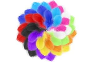 EUPSIIU 400 Pezzi Piume Colorate, Piume Decorative, Piume Naturali, Piume Artigianali, Decorazioni Carnevale, per Compleanni, matrimoni, feste di Natale, Capodanno, DIY Dream Catchers