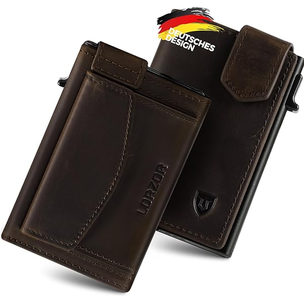 LORZOR AirTag Herenportemonnee, Dunne Geldbeutel met Muntvak, Herengeldbeugel van Echt Leder, RFID-Bescherming Portemonnee, Kaartenhouder met Ruimte voor 10 Kaarten, Cardholder LORZOR AirTag Herenportemonnee, Dunne Geldbeutel met Muntvak, Herengeldbeugel van Echt Leder, RFID-Bescherming Portemonnee, Kaartenhouder met Ruimte voor 10 Kaarten, Cardholder