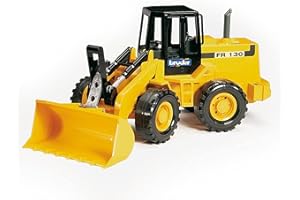 bruder 02425 - Cargador articulado FR 130 - 1:16 Vehículo, Cargador frontal, Construcción, Vehículo de construcción, Máquina de construcción, Juguete