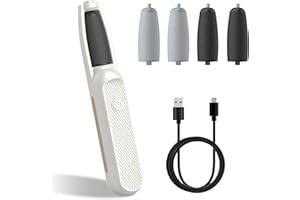 UQQU Electric Foot File, Electric Callus Removers for Feet, Rechargeable Electric Foot Callus Remover Pedicure Kits, Removes Dry Skin for Smoother Feet, Foot Care for Dead Skin Calluses - White