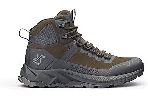 RevolutionRace Herren Phantom Trail Mid Waterproof Hiking Boots, Wasserdicht Wanderschuhe Herren für alle Outdoor-Aktivitäten