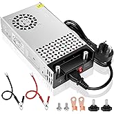 inShareplus Upgrade SMPS 12V 30A 360W DC Switching Power Supply, 240V AC to 12 Volt DC Converter and Transformer with UK Plug