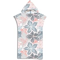 Odot Serviette Poncho De Surf Microfibre à Séchage Rapide - Robe à Capuche Pour Changement Plage Et Natation Adulte
