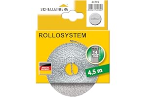 Schellenberg 44102, 4,5 m, grau Rollladengurt Mini 14 mm