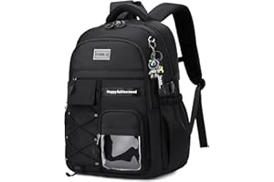 Tanou Plecak szkolny dla chłopców, wodoodporny, do szkoły, dla nastolatków w wieku 10-18 lat, duży plecak szkolny dla chłopców, oddychający, swobodny tornister szkolny na podróż