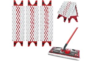 CARPLUSSTUDIO 4 Pack Microfibre-Washable-Replacement Mop Head Replacement for 1-2 Spray Mop - Microfiber Mop Pads Refill for Ultramax/UltraMax Plus/Easy Wring