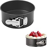 CTCEHL Removable Mould, 6 inch (approx. 16 cm) Removable Cake Mould, Bread Mould, Cake Mould with Removable Bottom Non-Stick
