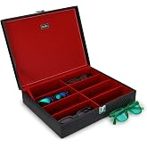 ALAWO Sunglass Box Organizer Holder Case