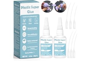 WAN2TLK Colla di plastica da 60 g, super colla per tutto il corpo, impermeabile e resistente al calore per plastica rigida, fai da te, gomma, ceramica, legno, leather, metallo e molti altri