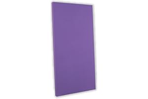 Pannello Fonoassorbente Flat Panel Poster (120x60cm, 69 Lavanda) Made in Italy | con tasselli per il posizionamento a parete e a soffitto | Montaggio facile | Keyhelm