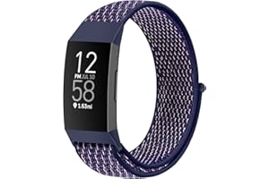 ‎RUNOSTRICH Runostrich Nylon Armband Kompatibel mit Fitbit Charge 4/Charge 3/SE, weiches Ersatzarmband atmungsaktives Sportarmband mit Uhrenarmbänder für Damen Herren