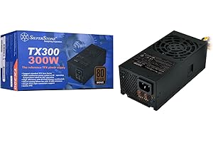 SilverStone SST-TX300 - Série TFX, 300W, alimentation éléctrique PC 80 Plus Bronze, Bruit faible 80mm