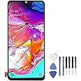 LCD Screen Replacement for Galaxy A70 A705, Touch Screen Digitizer Assembly with Disassembly Tool, for SM A705F A705FN A705GM A705MN A7050 A705W A705YN A705X