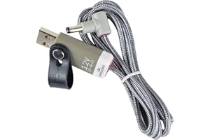 myVolts Ripcord Câble d'alimentation USB 12V Compatible avec Teenage Engineering PO Modular 400, Pom 400, Pom 170 Synthétiseur