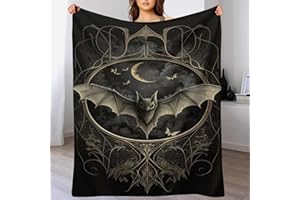 PAZZK Premium Wohndecke - Fledermaus Decke Flannel - Extra Weiche TV- Decke Vier Jahreszeiten Wohndecke Dicke Couchdecke Für Bett/Sofa（150×200cm）