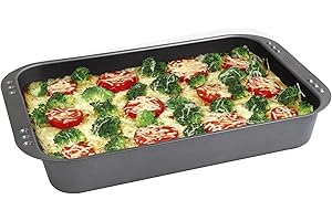 C|H|G CHG 9601-04 naczynie do pieczenia i zapiekanek "antracyt-metalik" / z uchwytem i punktami blokującymi/powłoka zapobiegająca przywieraniu / 41 x 26,5 x 6 cm