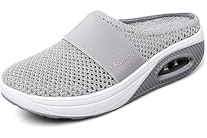 YisiNP Femmes Homme Confortable Chaussures de Randonnée Orthopédiques pour Diabétiques Pantoufles