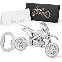 Décapsuleur Moto En Alliage De Zinc - Design Rétro Bronze - Cadeau Original Pour Motards