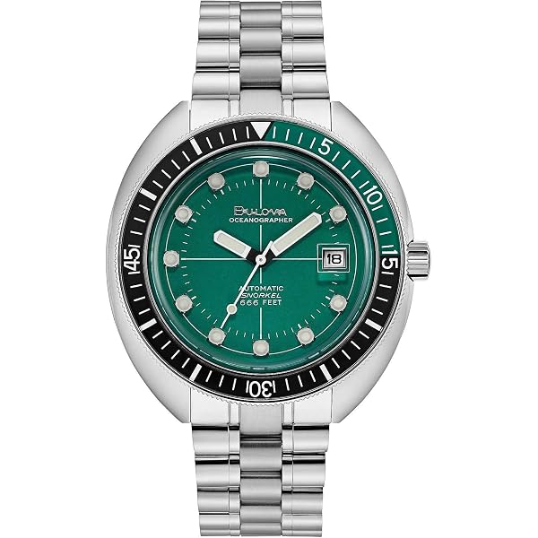 Bulova Orologio Subacqueo Automatico Uomo 98B320 - Cassa 41mm Acciaio, Quadrante Blu, Bracciale In Acciaio, 200m - 2