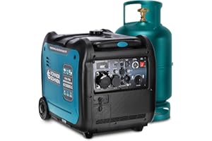 K&S KÖNNER&SÖHNEN KS Könner&Söhnen Generatore a benzina KS 5500iEG S di Könner & Söhnen Generatore 5500 W, presa Schuko 230 V,2 porte USB, power station, generatore di emergenza EURO V…