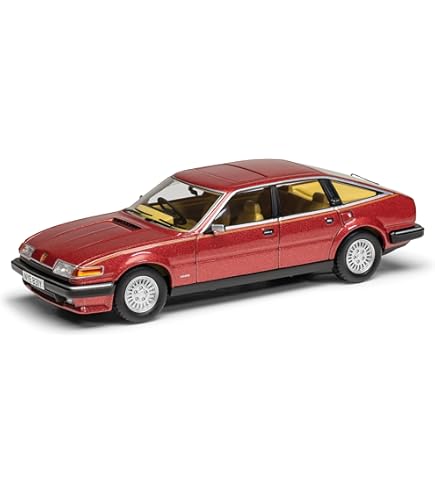 Vanguards VA14700 Triumph TR6 Roadster Damson – Miniature Voiture De Collection 1/43 En Métal Moulé, Rouge Profond