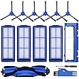 RONGJU Replacement Parts for Eufy 11S Max, Accessories Kit for 15C Max 30C Max G30 G30 Edge G10 Hybrid Robotic Vacuum, 4 Filters, 6 Side Brushes, 1 Roller Brush, 1 Rolling Brush Guard, Not Fit for 11S