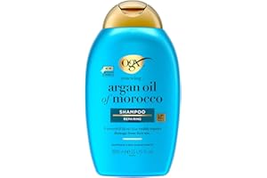 OGX Argan Oil of Morocco Repairing Shampoo, Moisturises, Restores and Strengthens, for Dry and Damaged Hair, Sulfate Free Surfactants, 385ml, packaging may vary