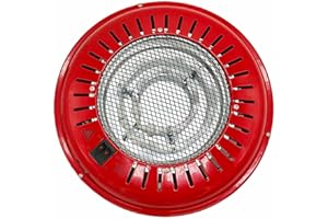 UBOON Home Brasero Eléctrico, Rojo, 800W, One Size UBOON