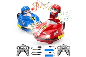 Yangers Fjärrkontroll Bil RC Race Car med Ljus och musik, RC Battle Bumper Car Föräldrar och Barn Interaktion Spel Barn Leksa