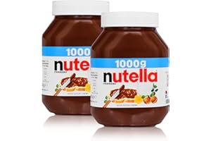 2x Ferrero Nutella Glas Brotaufstrich Schokolade 1000g