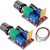 8 Stück PWM Regler 5V-35V 5A - Drehzahlregler Für Lüfter & Motoren 90W