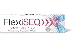 FlexiSEQ 100g Gel, Topical Gel for Joint Wear & Tear, Drug Free, for All synovial Joints (HIPS, Knees, Shoulders, Hands, feet etc)