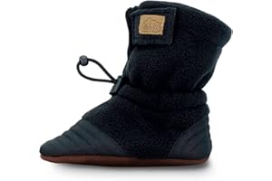 JAN & JUL Przytulne kozaki polarowe, antypoślizgowe buty dla niemowląt i małych dzieci