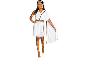 Morph Kostiumy starożytnej greckiej bogini, kostium, damski, biały kostium toga, damski kostium rzymski, fantazyjny kostium, damski