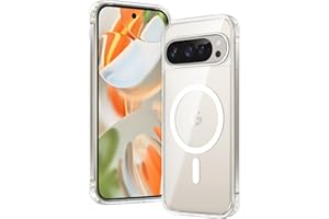 FNTCASE Etui do Google Pixel-9 Pro-XL - magnetyczne wojskowe zabezpieczenie przed upadkiem i żółknięciem etui na telefon komórkowy - trwałe i odporne na uderzenia etui ochronne - 6,7 cala